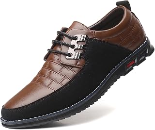 Men’s Oxford Derby Orthopedic Leather Shoes Casual Dress Sneakers Formal Business Loafers Comfortable Walking Driving Shoes