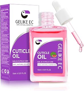 Nail Cuticle Oil for Moisturize and Repair - Gelike EC Easy and Quick Absorb Cuticles Care Treatment - Natural Watermelon Smells for Women and Men Dry Damaged Thin Nails