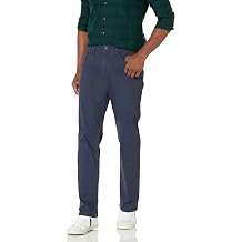 Amazon Essentials Men's Straight-Fit 5-Pocket Comfort Stretch Chino Trousers Previously Goodthreads