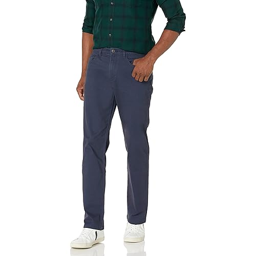 Amazon Essentials Men's Straight-Fit 5-Pocket Comfort Stretch Chino Pant (Previously Goodthreads)