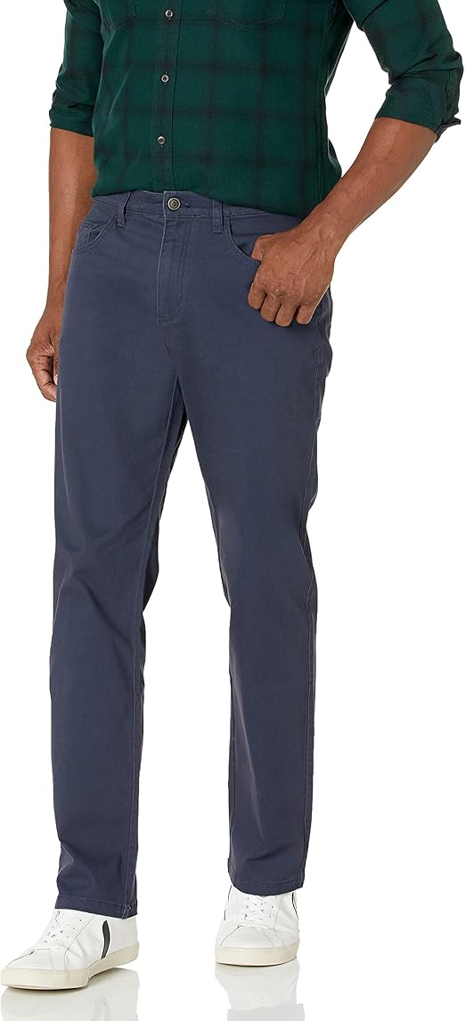 Goodthreads Men's StraightFit 5Pocket Comfort Stretch Chino Pant Clothing, Shoes