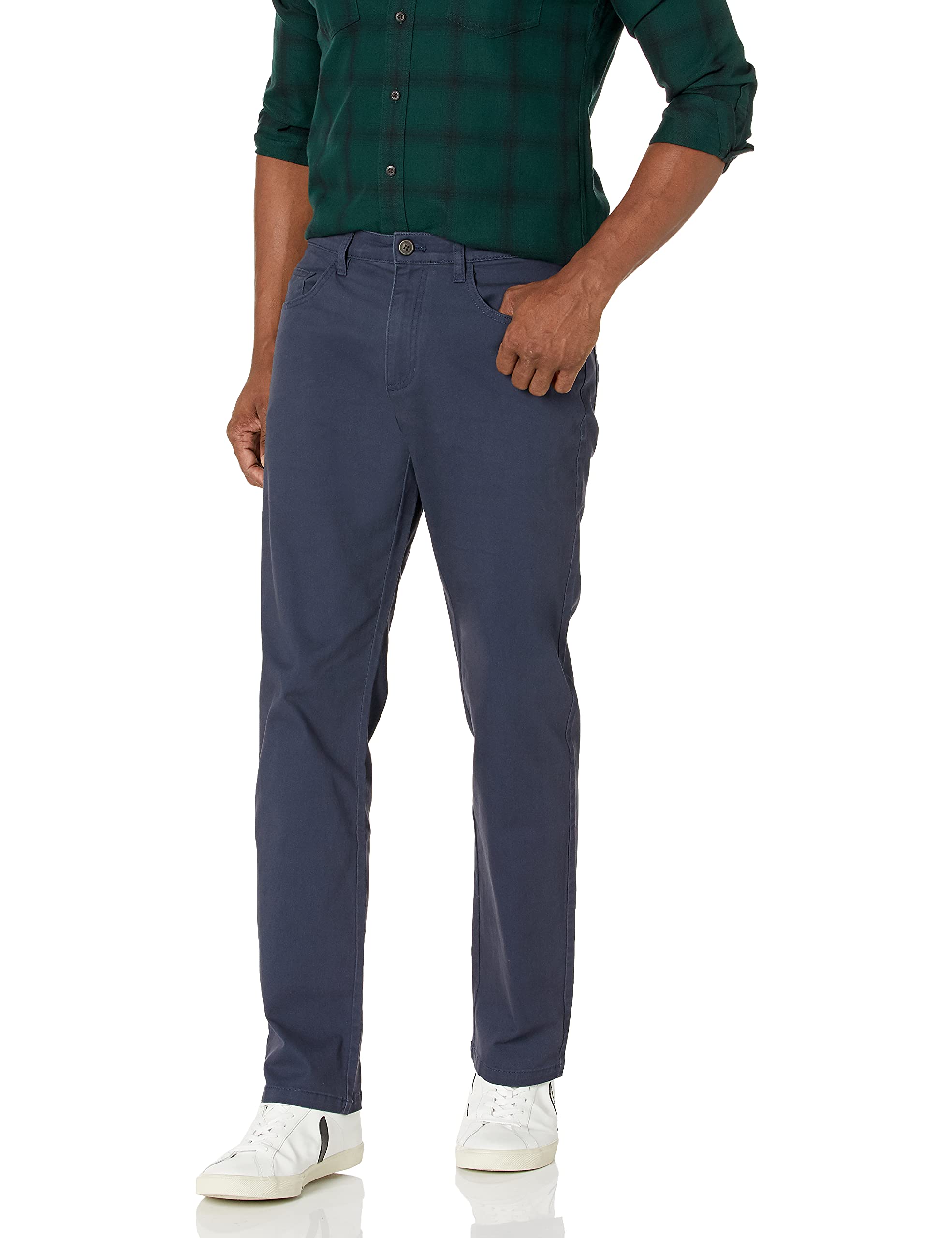 Amazon Essentials Herren 5-Pocket-Chinohose, Komfortabler Stretch, Gerade Geschnitten (Früher Goodthreads)