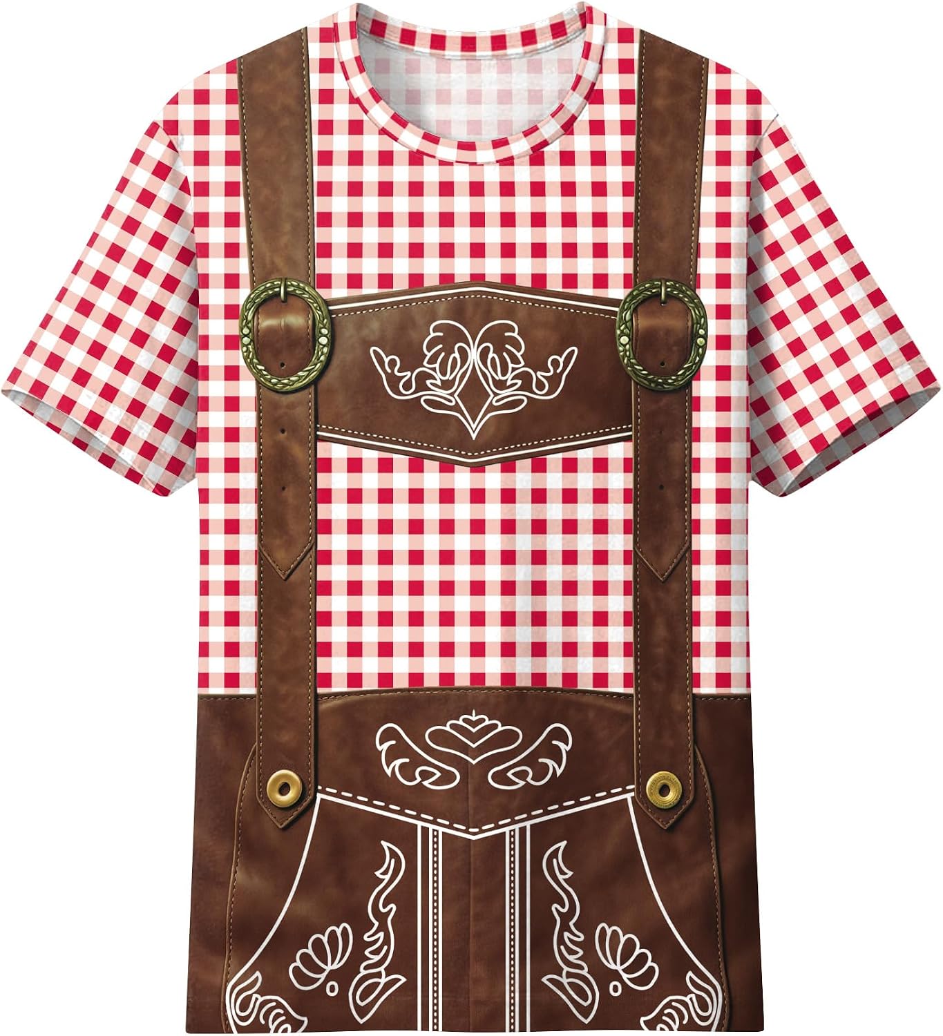 Mens Oktoberfest Shirt Beer Festival Costume Oktoberfest Short Sleeve Tops