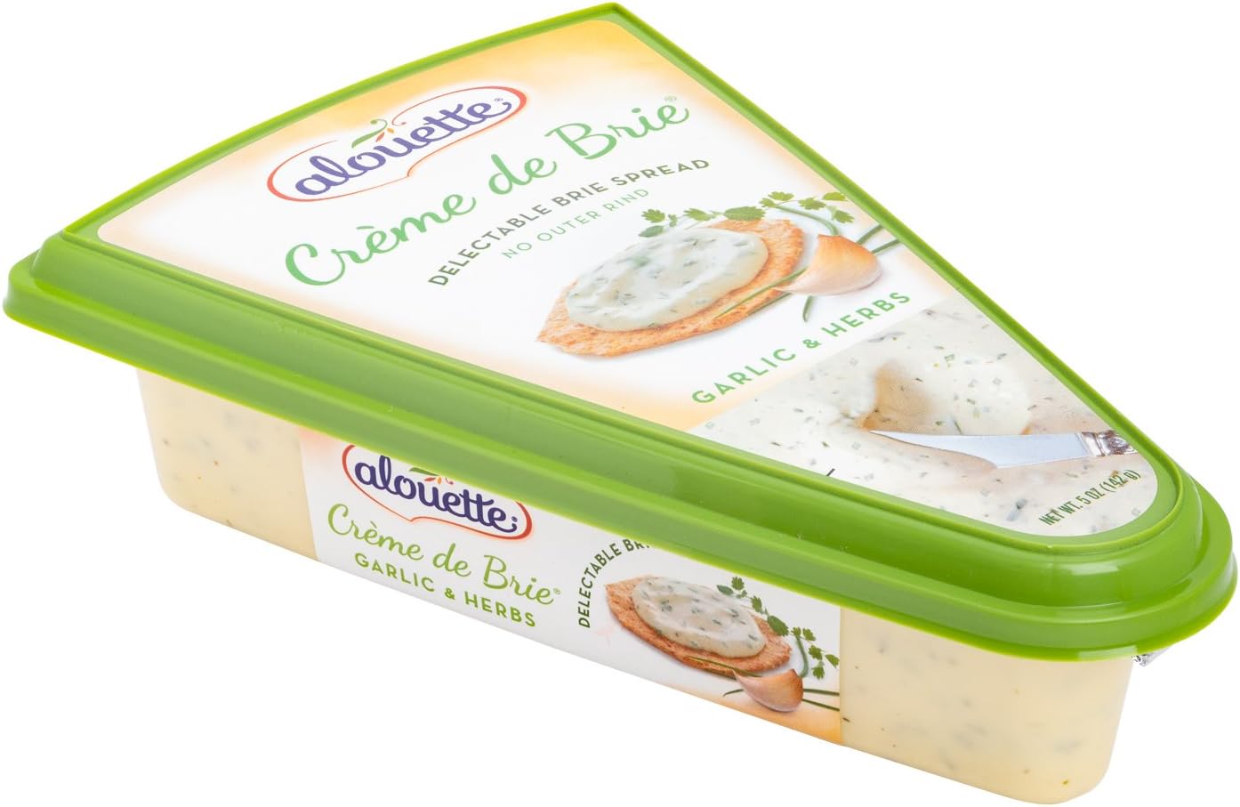 Alouette Creme De Brie with Garlic and Herb, 5 oz