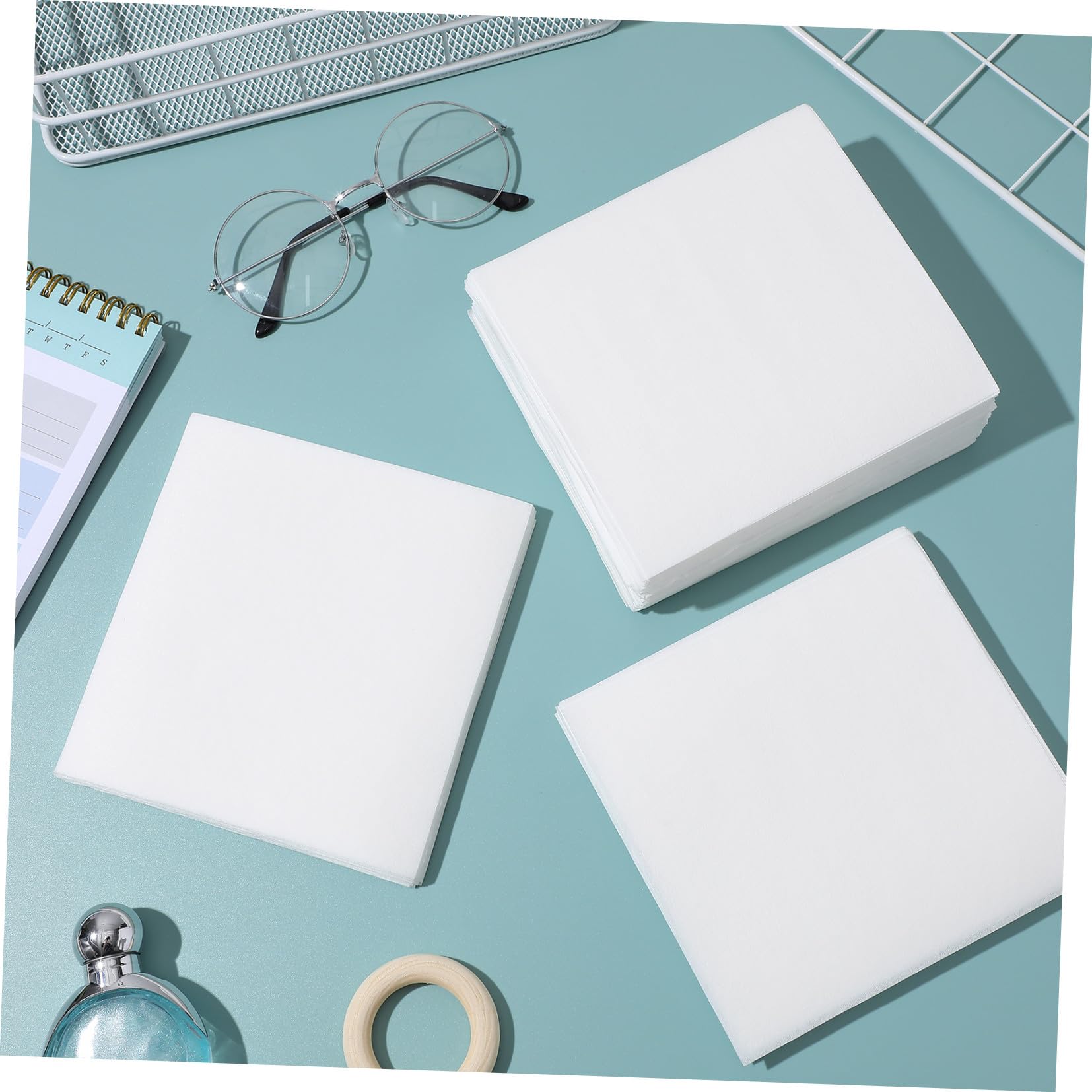 SHINEOFI 300 Salviette Asciutte senza Pelucchi per Pulizia Schermi e Apparecchiature Elettroniche Panni Monouso Antistatici per Computer Cellulare e Monitor Uso Professionale e di