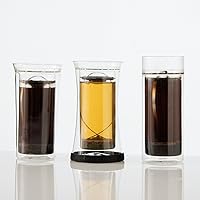 Vista 5 de Highwave BigFish - Prensa francesa o prensa de té, 16 onzas (negro)