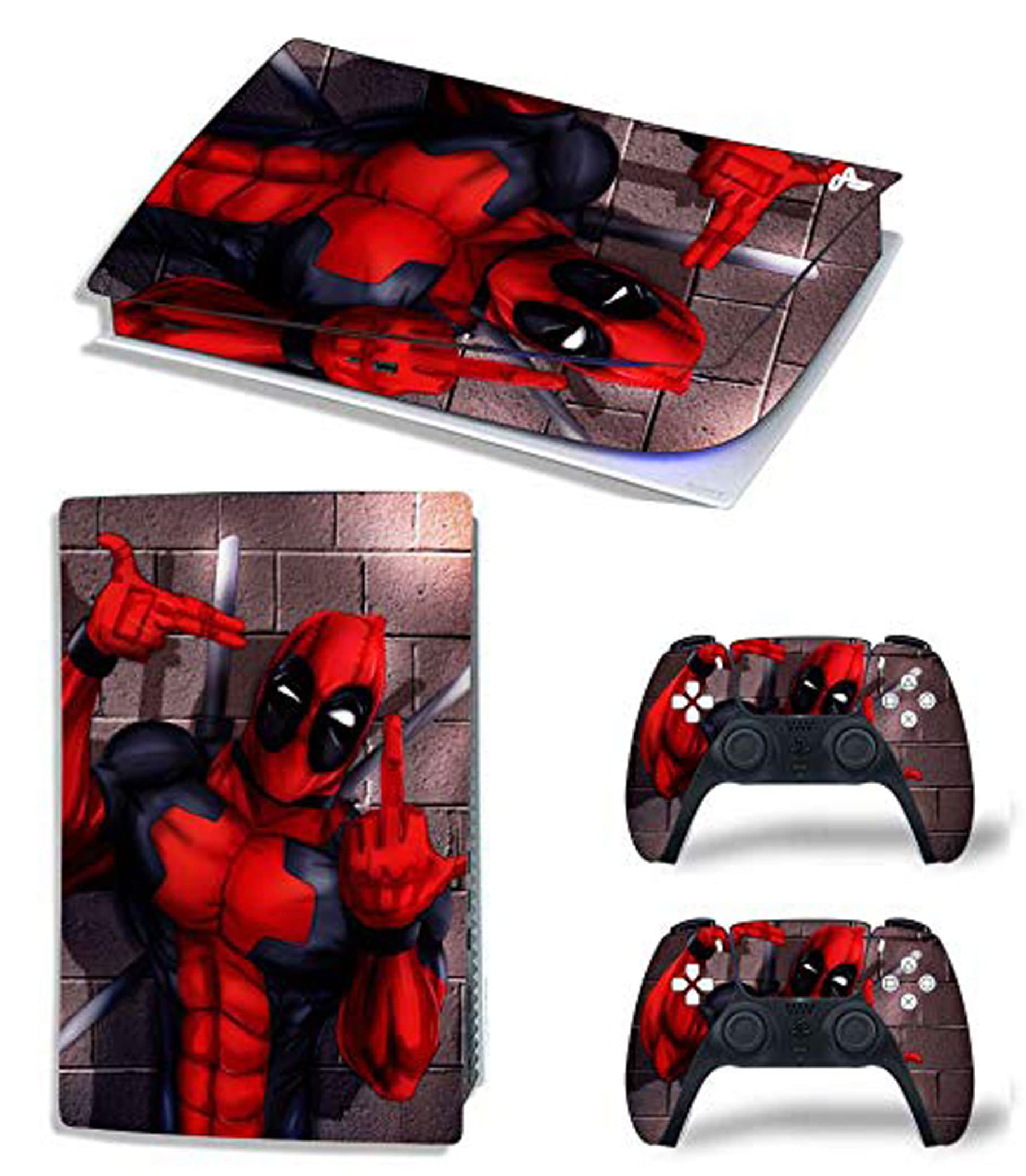ELTON PS5 Skin Protective Wrap Cover Vinyl Sticker Decals for PlayStation 5 Disk Version Console and Two Dual Sense 5 Sticker Skins Black PS5 Skin Console and Controller design151 [video game] (B08YX95JY4) Amazon Price History, Amazon Price Tracker