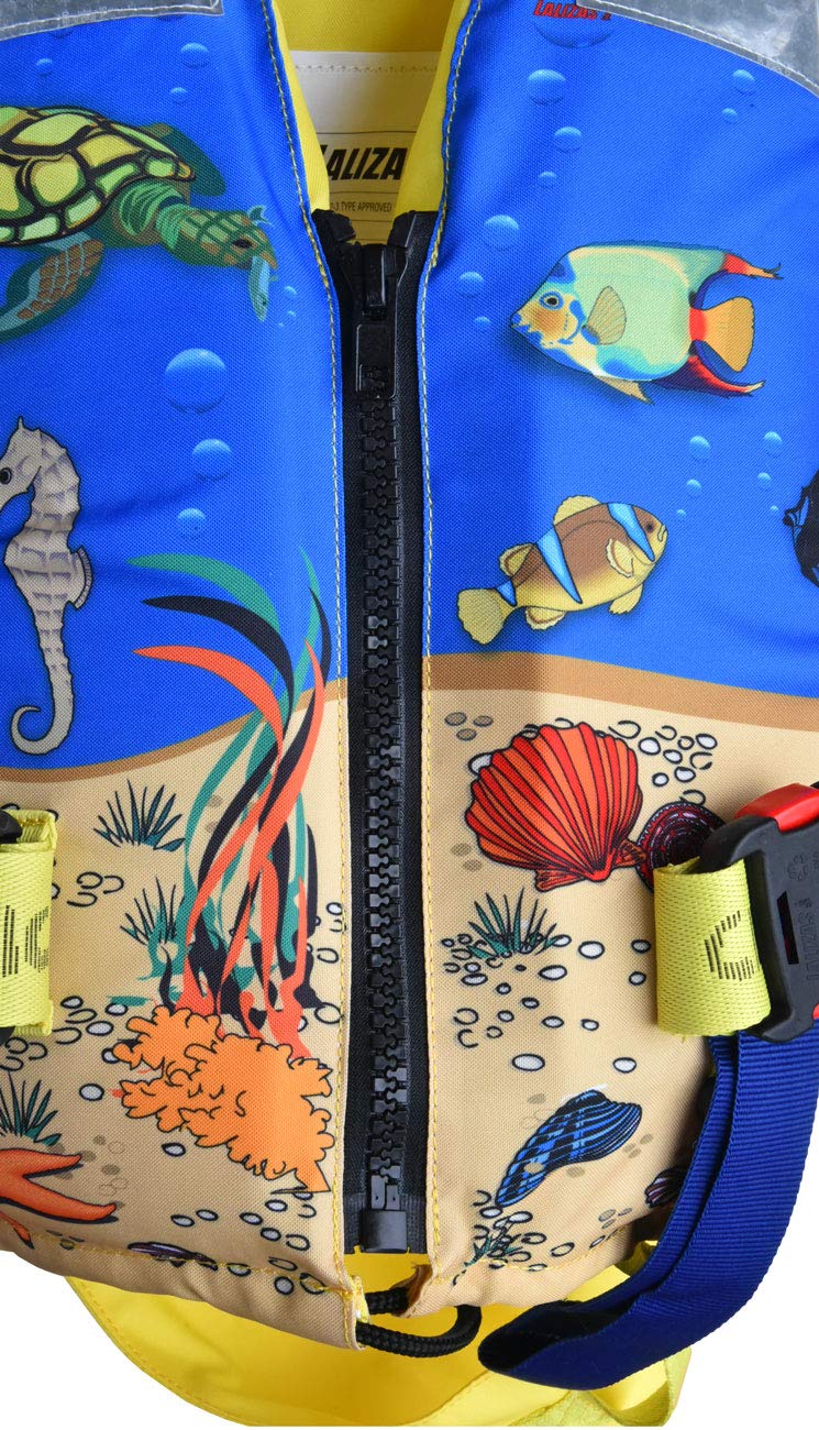Lalizas Kinder Feststoff Rettungsweste Chico 150N Schwimmweste, Größe:15-30kg