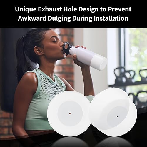 Miniatura 6 de TFQXA1Z Paquete de 4 botas de silicona para botella de agua, funda protectora de silicona para botellas de agua de 12 a 40 onzas, sin BPA,