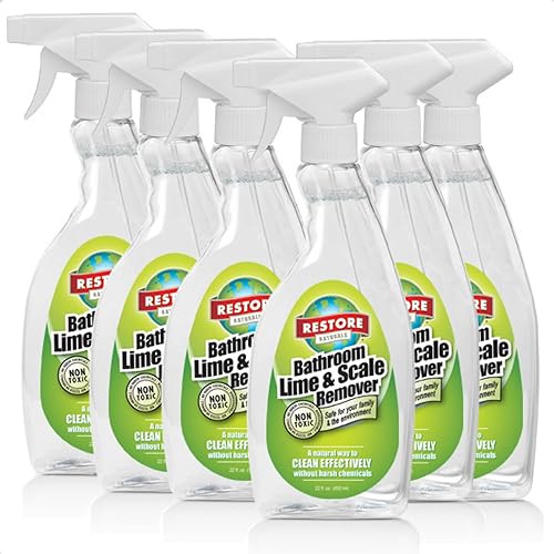 Limpiador de baño no tóxico, 22 onzas, removedor de espuma de jabón, limpiador de ducha no tóxico, productos de limpieza a base de plantas,