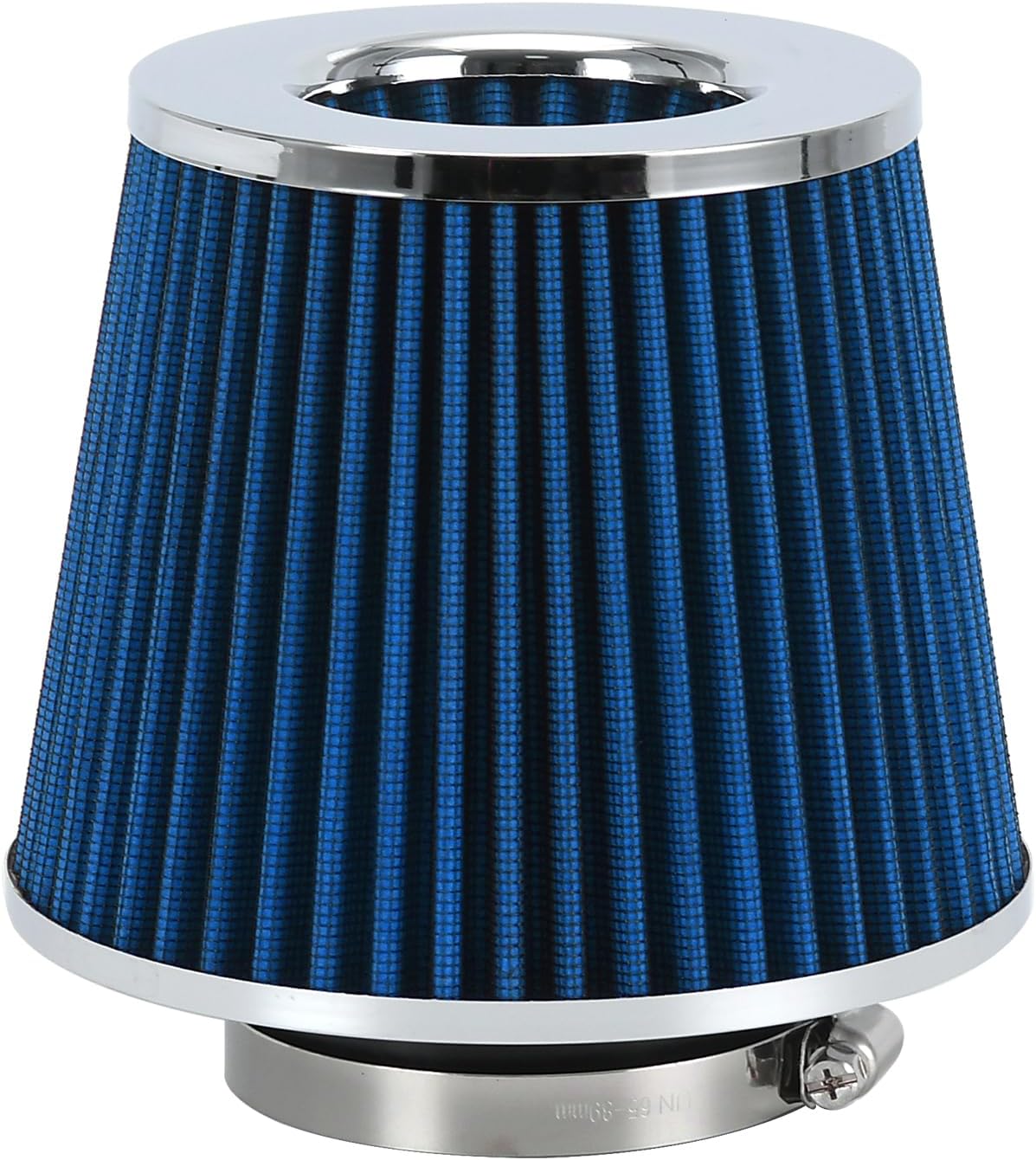 PTNHZ Universal Black Neck 1.5" 38mm Car High Flow Cold Air Intake Air Filter Power Intake Air Inlet System Air Cleaner