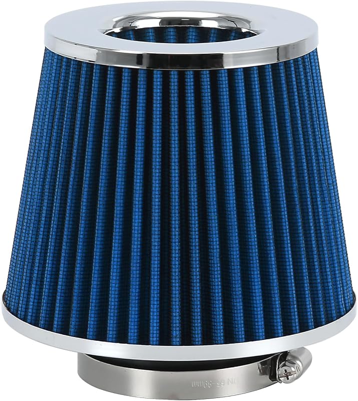 Filtro de ar cônico para admissão PTNHZ RACING AIT28 azul, entrada de 7,62 cm – 1 unidade