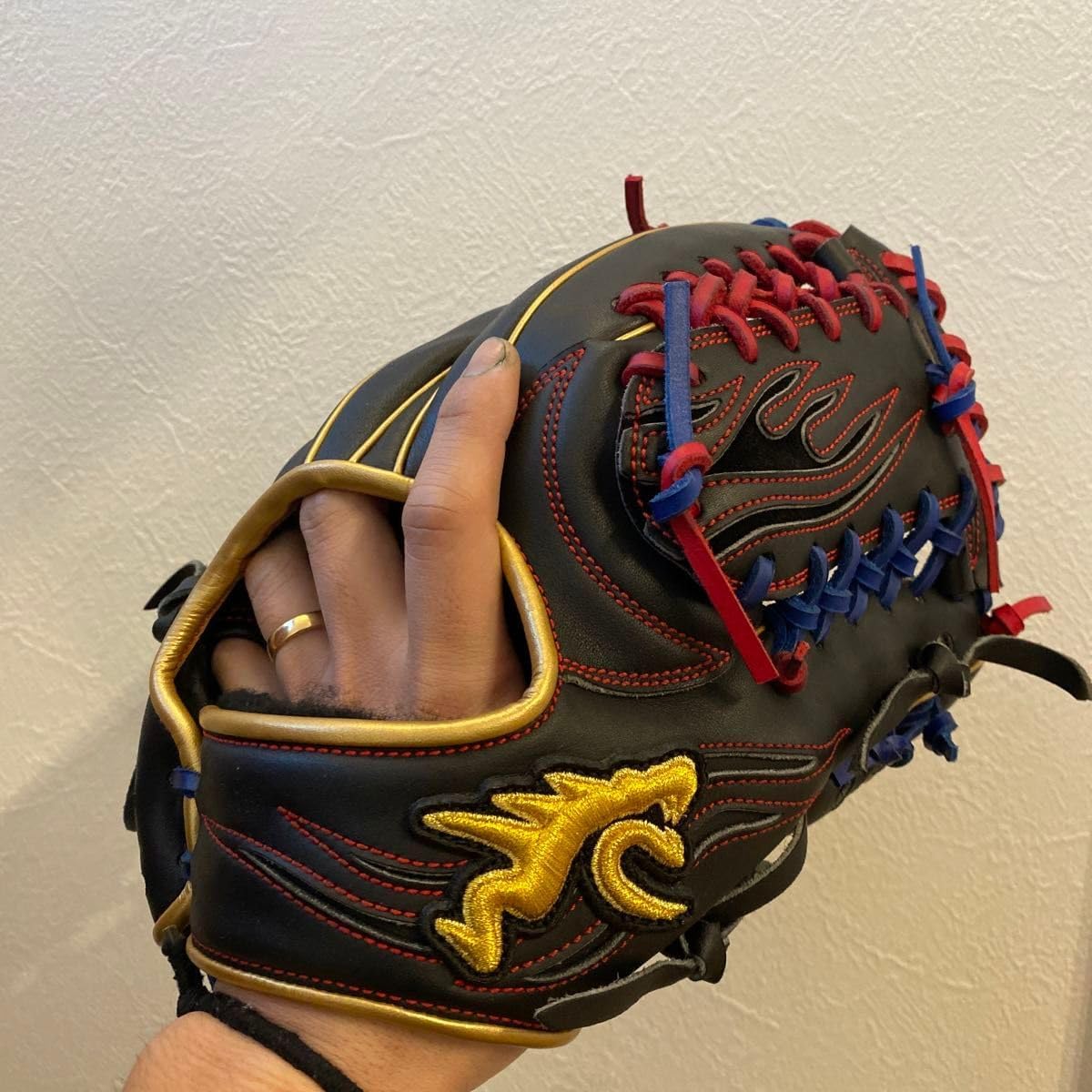 RYU グローブ グラブ 野球 軟式 内野手 超貴重モデル RYU 硬式皮革