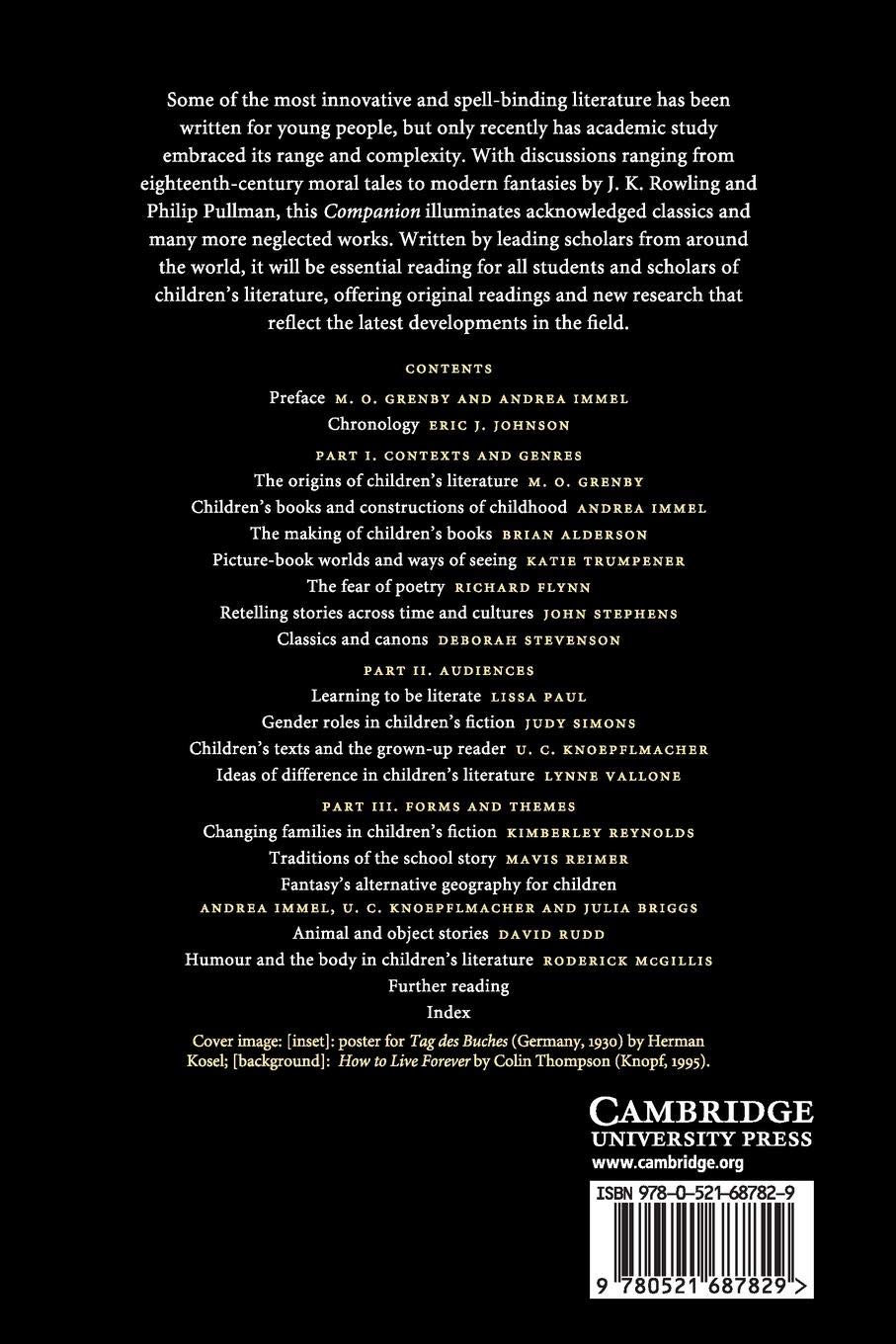 The Cambridge Companion to Children's Literature