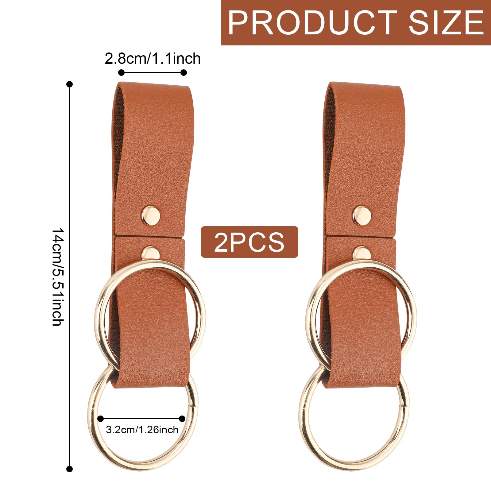 Mikovivi 2pcs Renaissance Accessories Skirt Hikes - Image 2