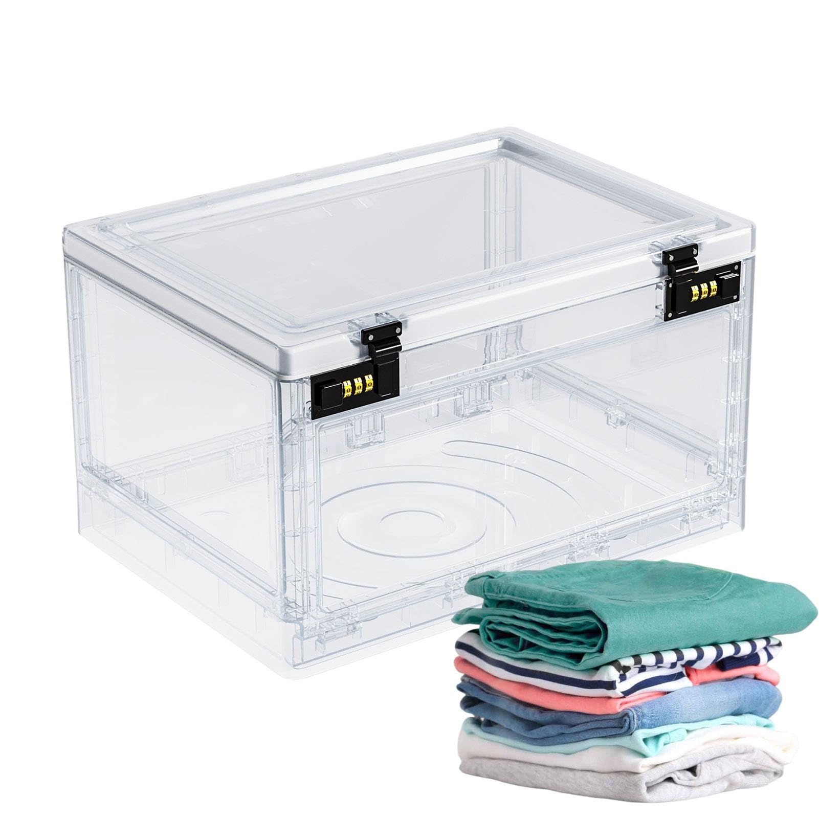 Arzneimittelverriegelungsbox, transparente Aufbewahrungsbox mit Schloss – | abschließbare Kühlschrankboxen – kompakte transparente -Schlossbox mit hoher Kapazität