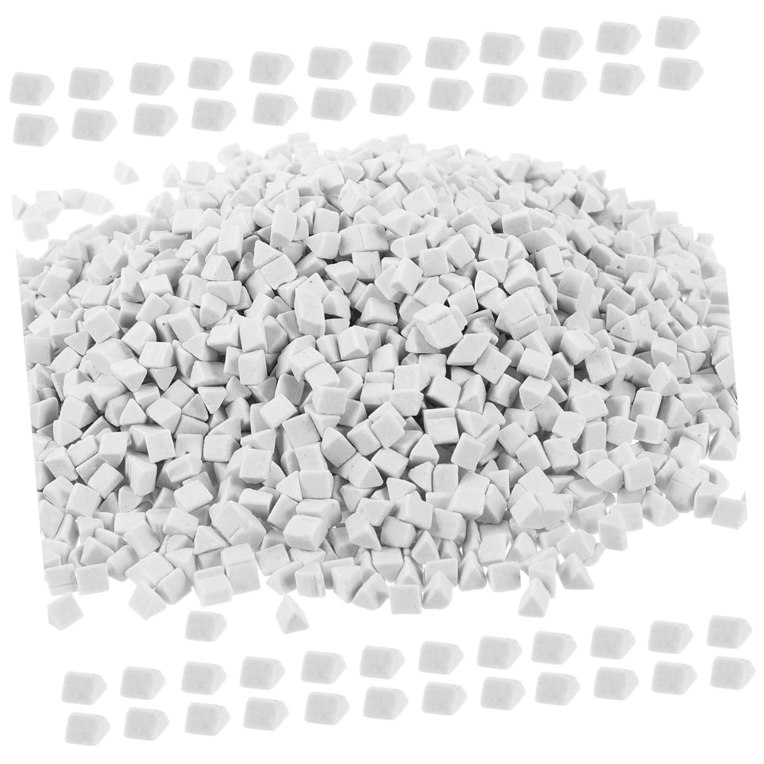 Hemobllo 1 Set Triangle Polishing Abrasive for Jewelry Craft Tumbling Fine Buffing Media for Vibration Polishing Machines Efficient Grinding Tool