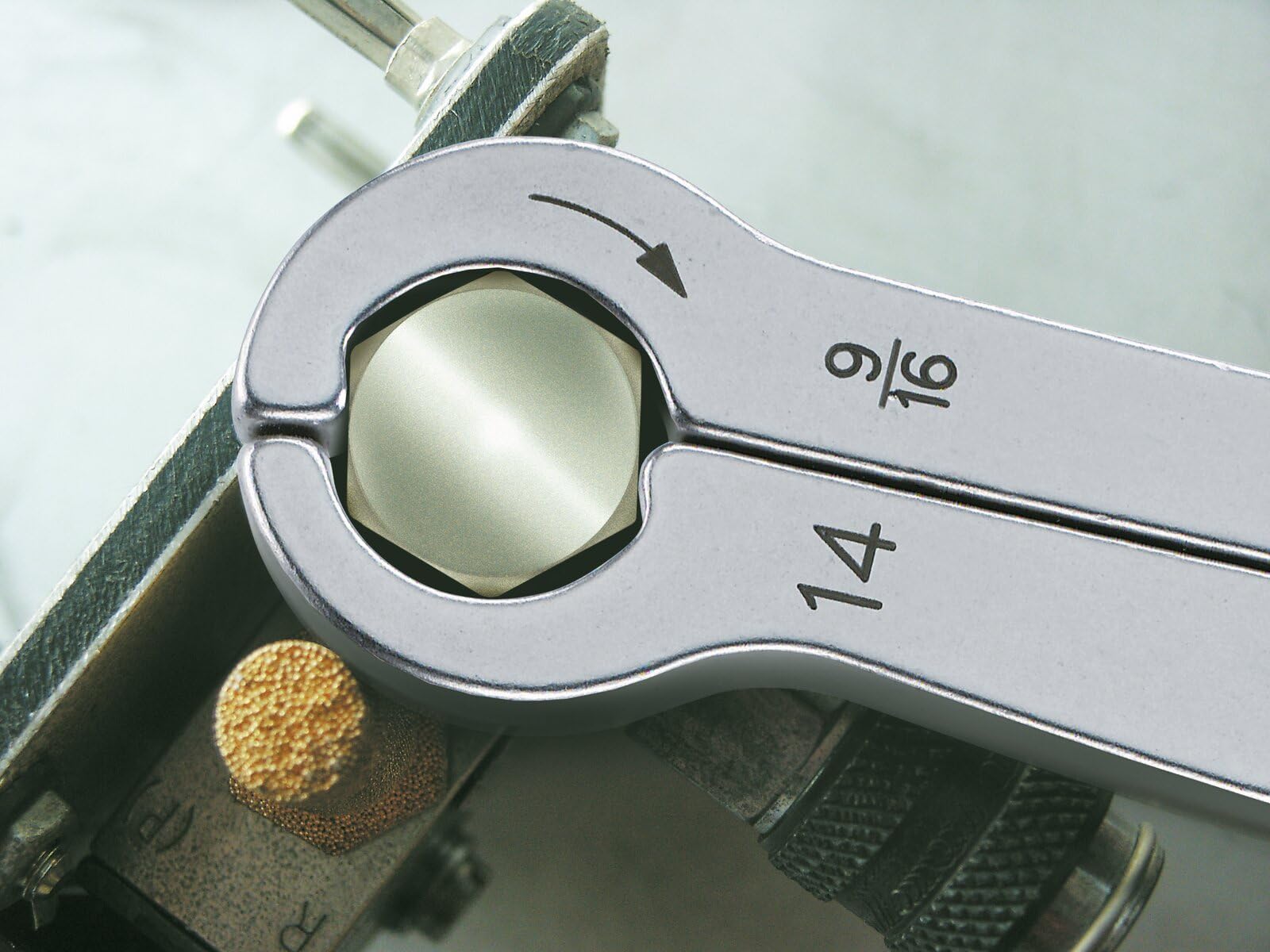 STAHLWILLE 240 18 | FastRatch Ratschenschlüssel 18 mm - 11/16 " | offener Ringschlüssel mit Ratschenfunktion, Maulschlüssel | ideal für Bremsleitungen, Überwurfmuttern | Made in Germany