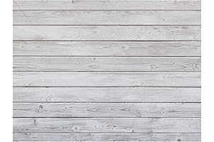 8x6ft Vintage Wood Backdrop Retro White Gray Wooden Floor Rustic Backdrop