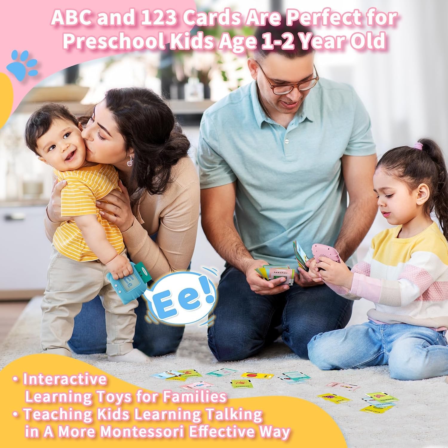 Toytrek Talking Flash Cards Early Educational Toys - Image 4
