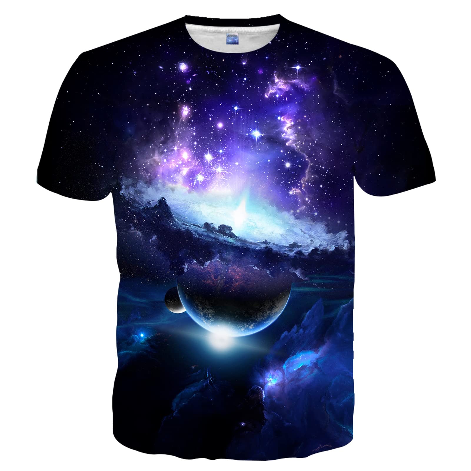 EOWJEEDMen Women T-Shirts Unisex 3D Print Short Sleeve Crewneck Graphic Tees