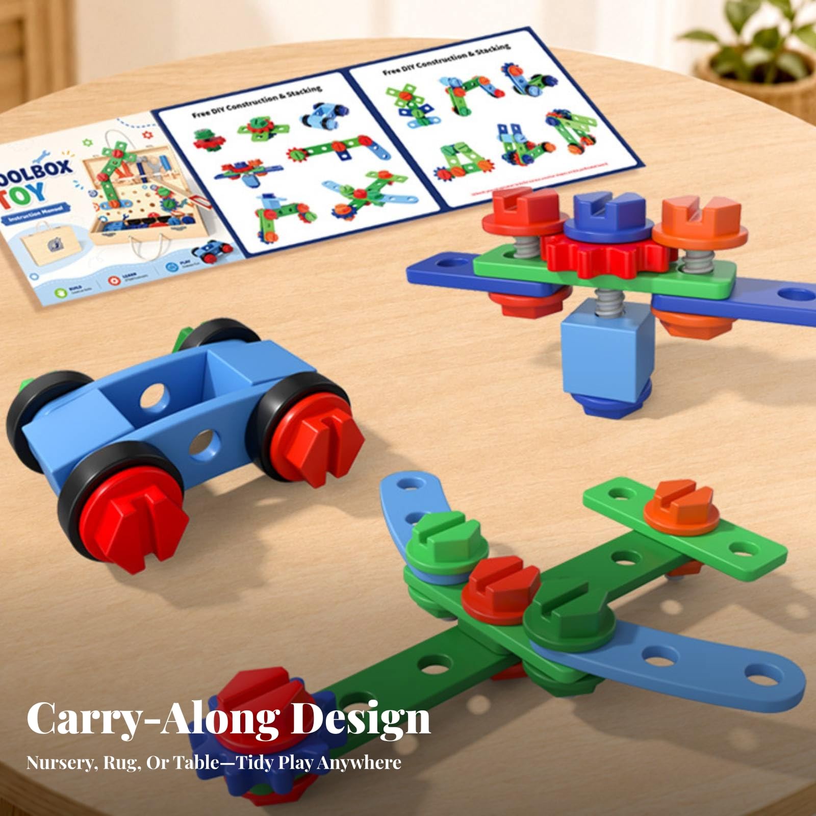 Bricolage en Bois | Portable, pédagogie Active, Jeu D'imitation Bricolage, pr École Maternelle