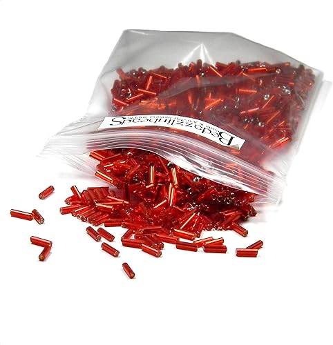 Miniatura 10 de 1.76 oz de 1200 cuentas económicas de árbol Ming de 14 de pulgada de largo, 0.236 in de largo, tubo de semilla de vidrio (color verde esmeralda con