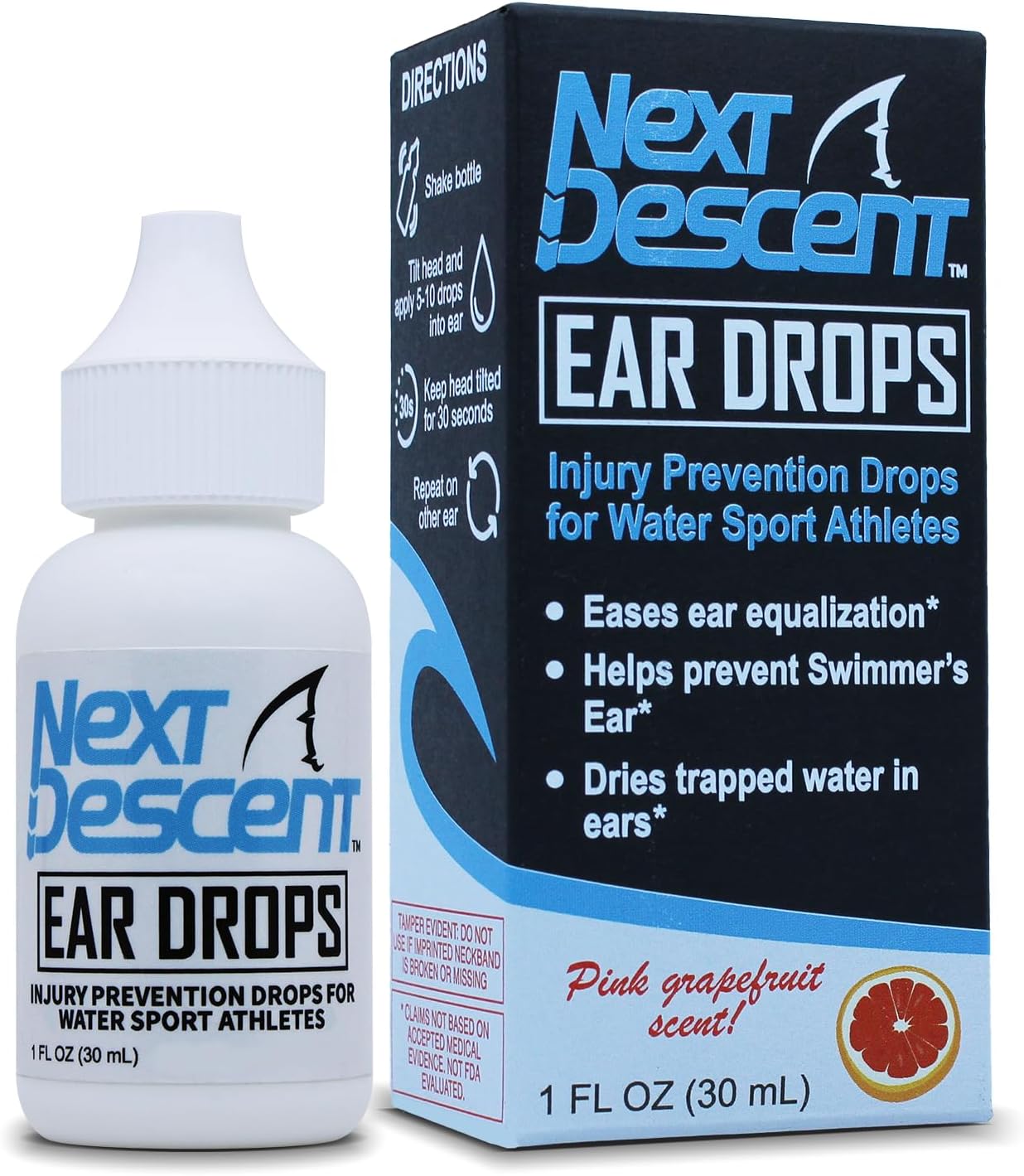 Ear Drops, Injury Prevention Drops for Water Sport Athletes, Helps Prevent Swimmer's Ear
