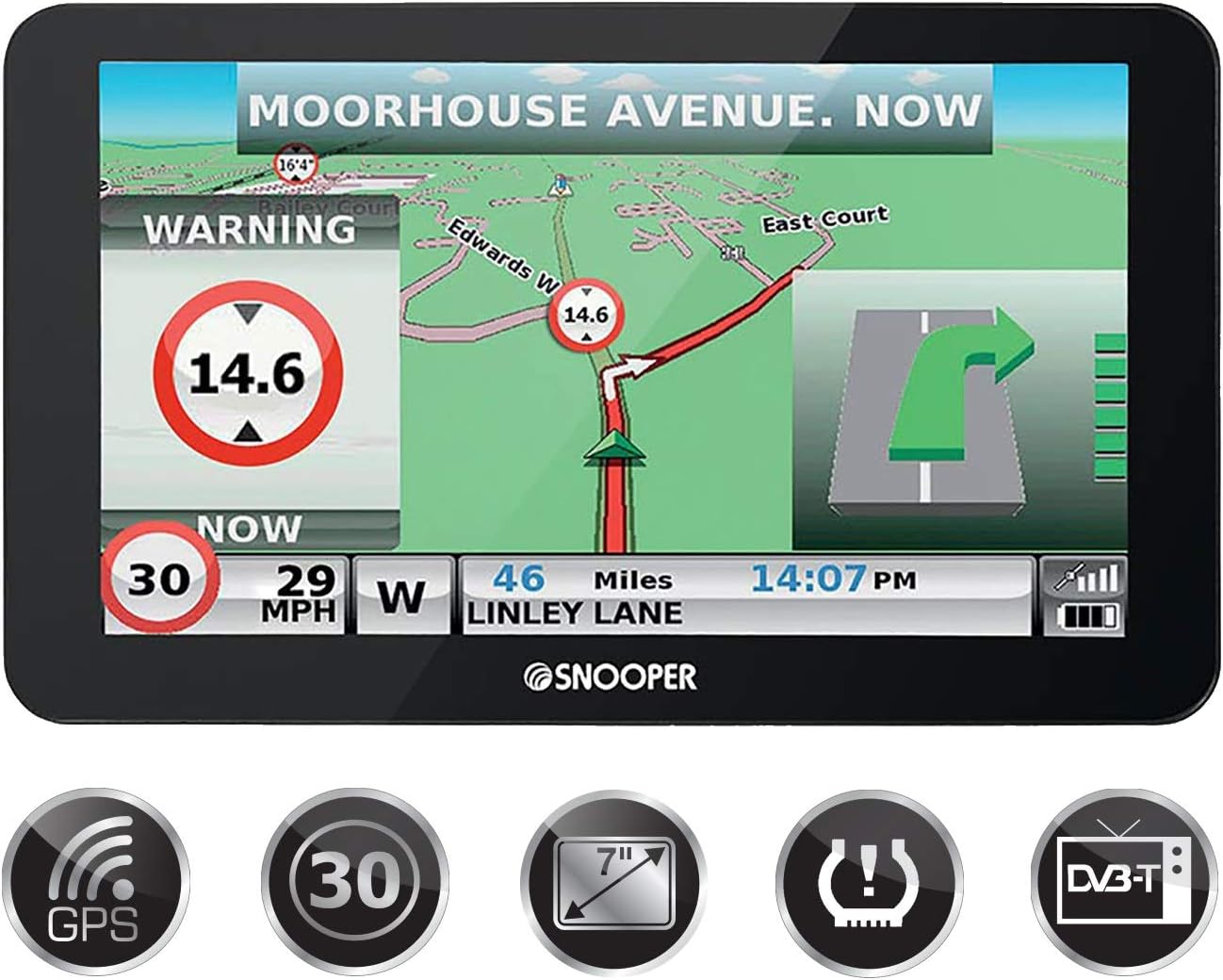 Snooper Truck Mate S8110 7-Inch Truck, Lorry and HGV Satellite ...