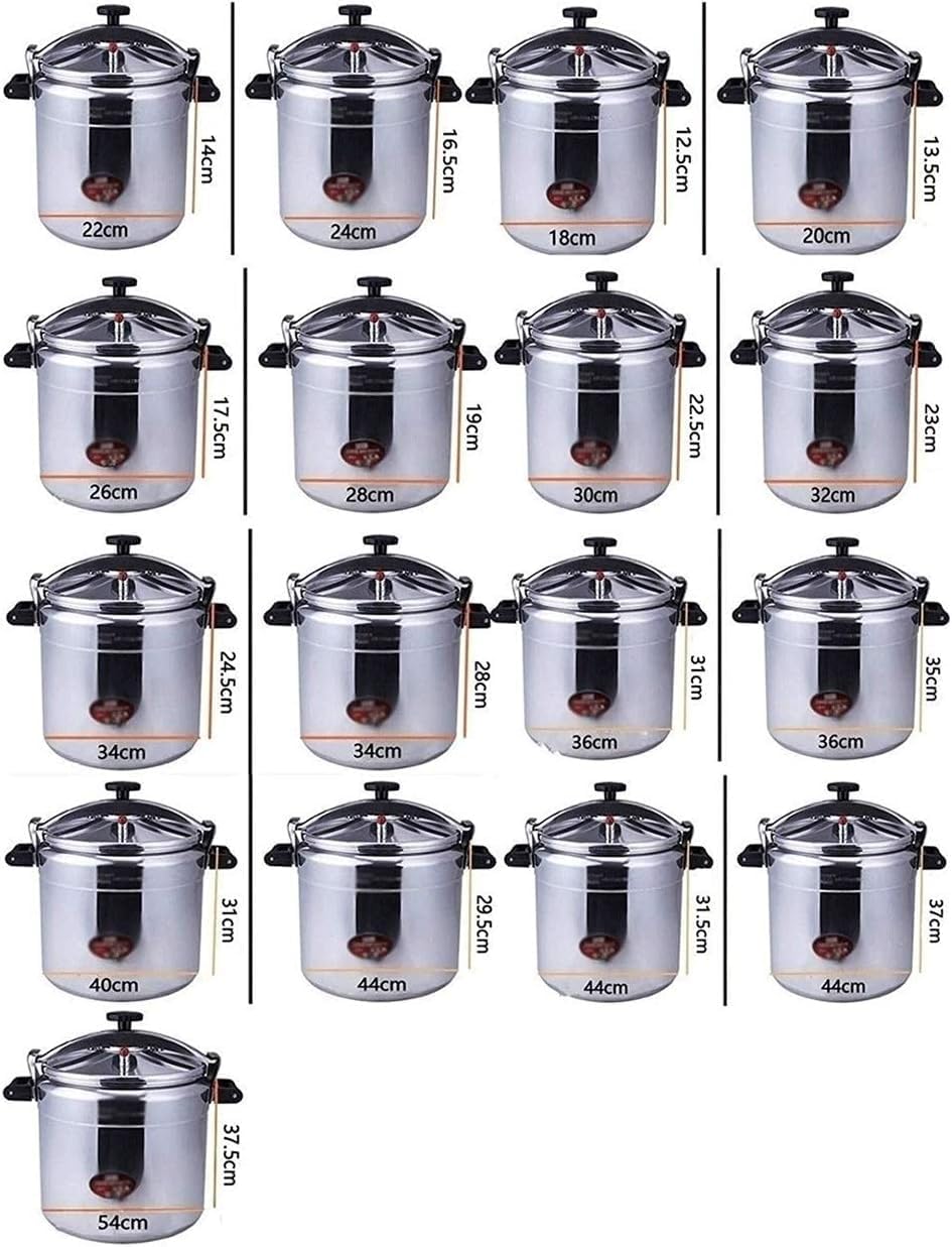 Pressure Cooker, Aluminum Alloy Pressure Cooker, Explosion-proof Large-capacity Pressure Cooker, Explosion-proof Gas Pressure Cooker, Etc. 3L-80L (Size : 45L)