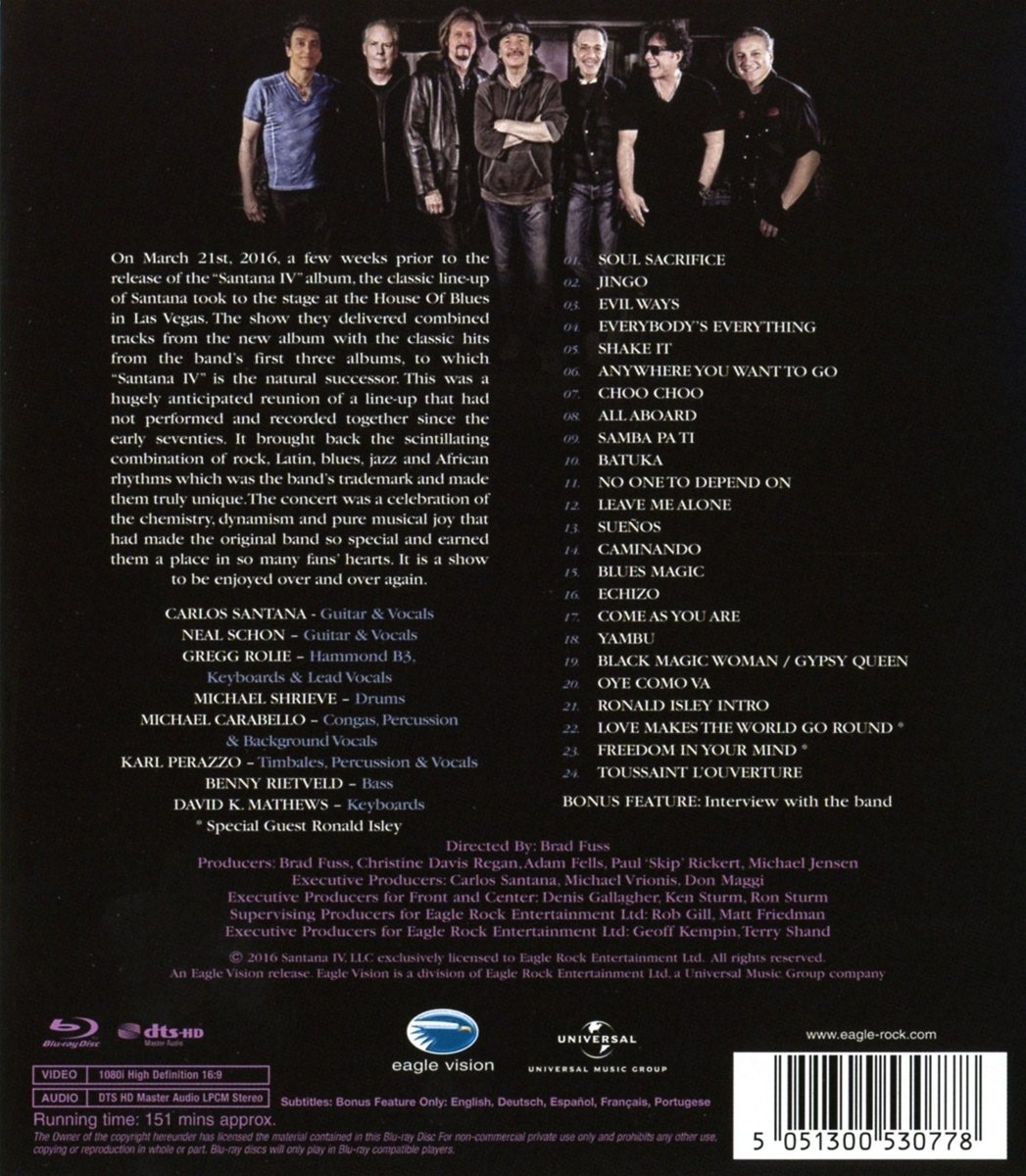 Live At The House Of Blues, Las Vegas [Blu-ray]