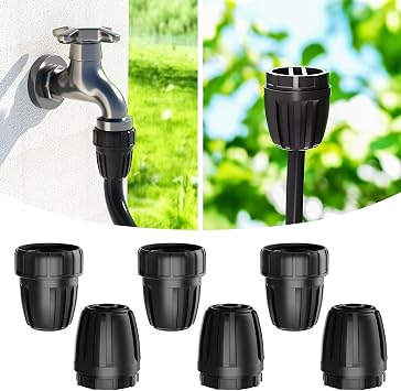 MIXC Damla Sulama Par alar , 3 x PVC Di i Hortum Threa+3 x Dikenli Di li U  Tapalar