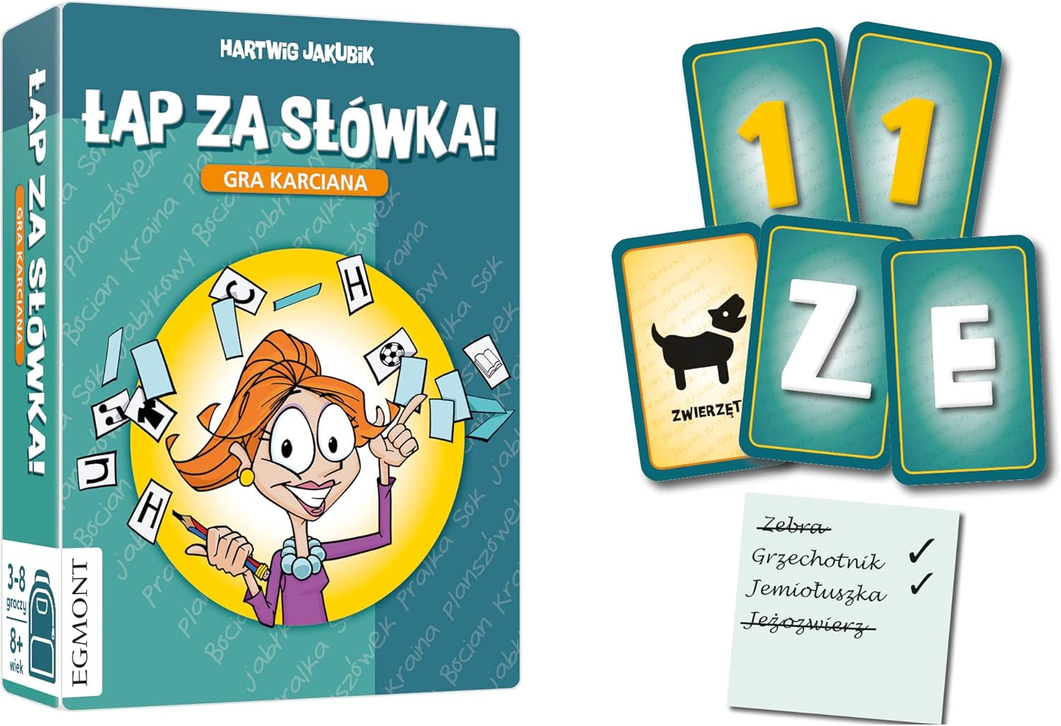 Łap za słówka gra karciana: Gry do plecaka