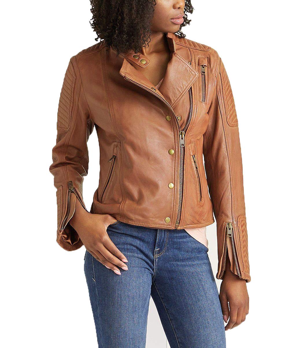 Zena Moto Leather Jacket