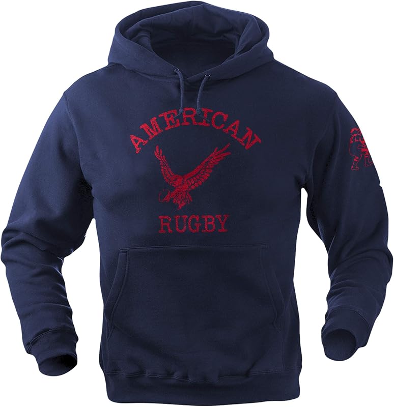 buzo con capucha American Rugby Logo