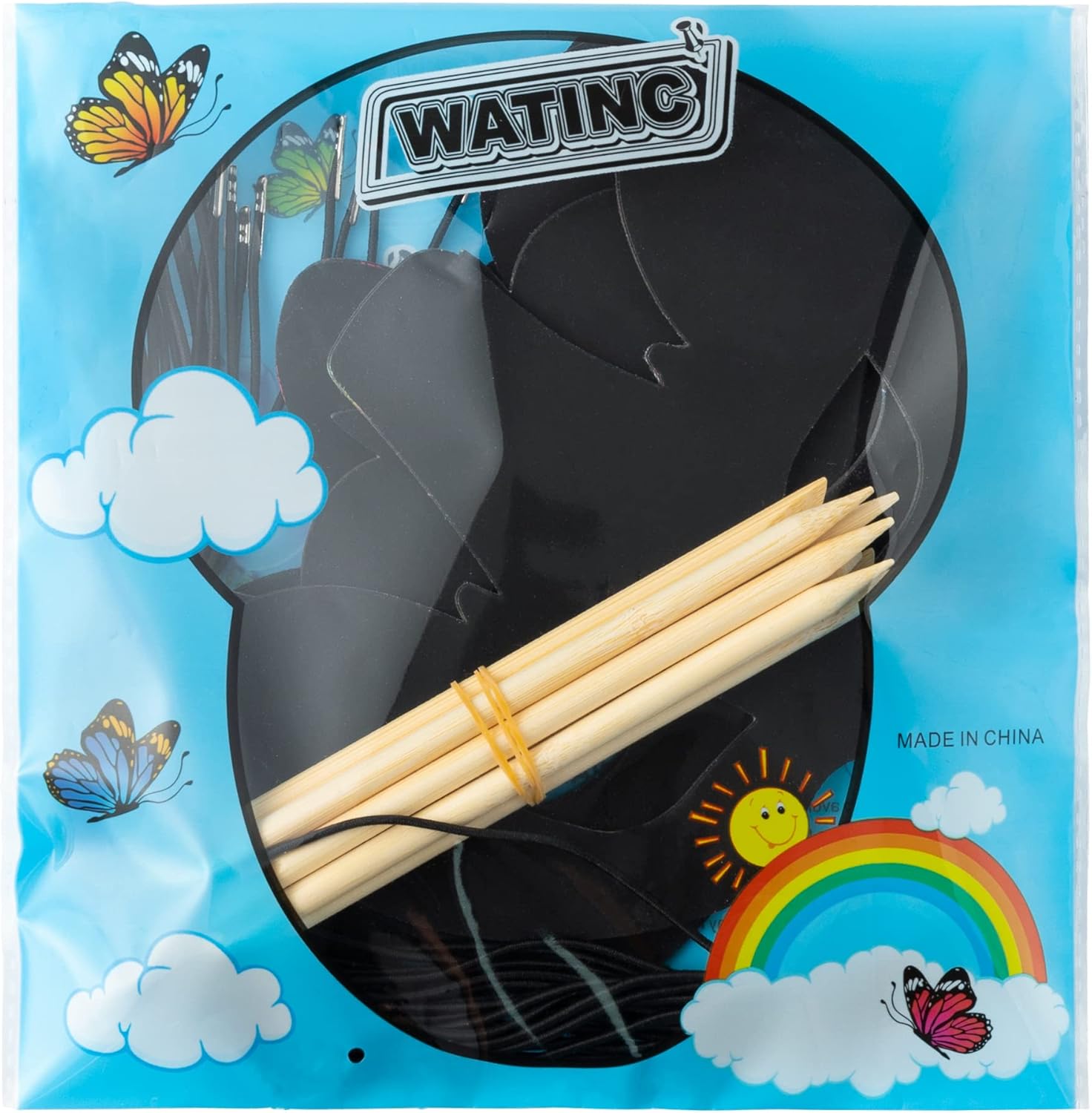 WATINC 24pcs Mardi Gras Scratch Masks for Kids, Carnival Prom Art Craft Kit, Masquerade Party DIY Magic Color Paper Mask, Costumes Dress Up Scratch Off Cards Supplies - Image 7