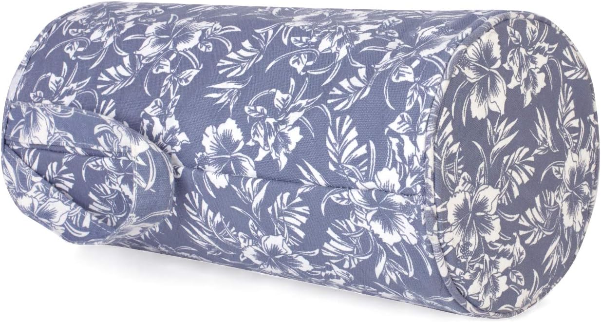 Luxja Yarn Storage Bag, Portable Knitting Bag for Yarn Skeins, Crochet Hooks, Knitting Needles (up to 14 Inches) and Other Small Accessories (Large/Flowers)
