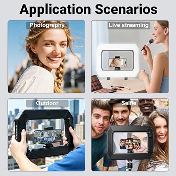 360 Photo Booth Machine 31.5 for Parties, Square Fill Light Lasts 46 Hours, APP Remote Control 80cm 360 Photo Booth Automatic Rotating 360 Spin Camera Video for 3-5 People (31.6)
