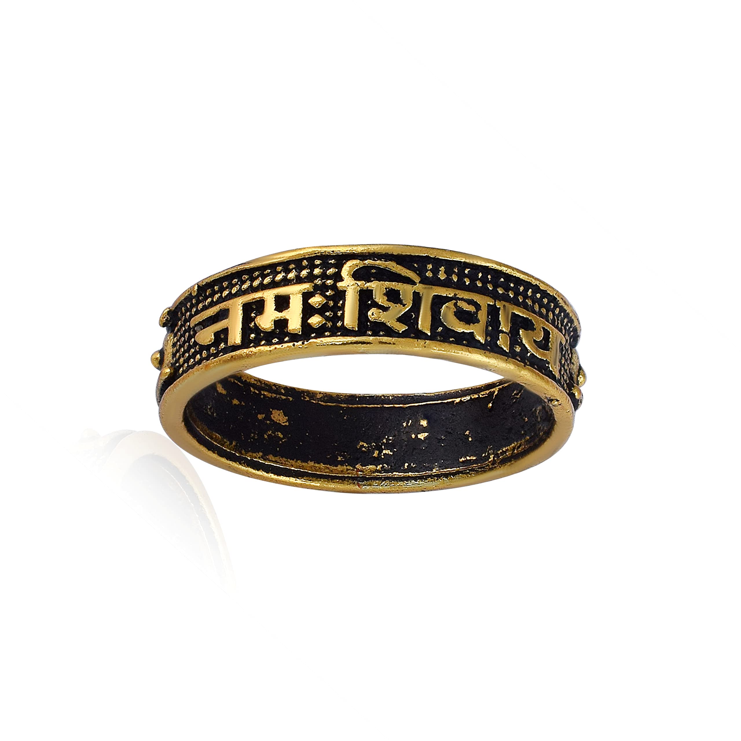 morir Antique Gold Metal Om Namah Shivay Religious Occasions Finger Ring For Men And Women - Free Size (B0BTJX85CG) Amazon Price History, Amazon Price Tracker