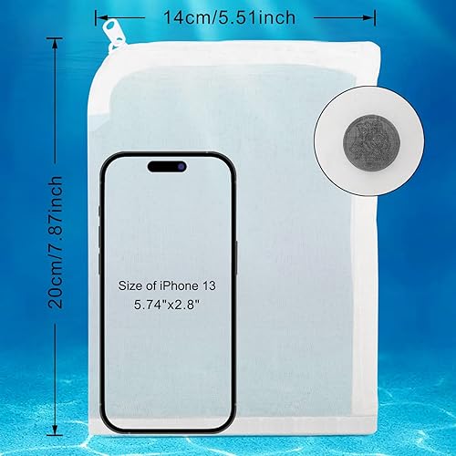 Vista 23 de Segarty Bolas biológicas para acuario, filtro de estanque Koi de 1 pulgada, bola bio con esponja para filtro de acuario, filtro de recipiente de 12