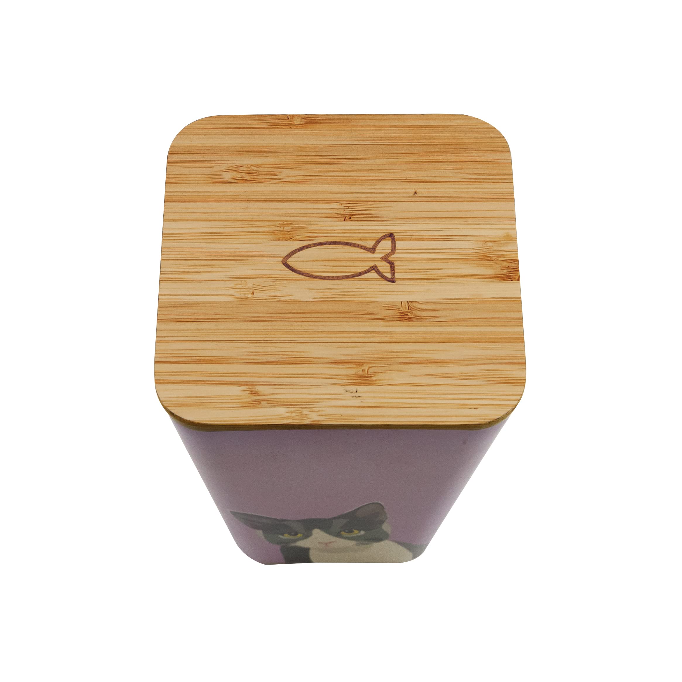 Emily Brooks Cat Treats Storage Pot, Multi - Image 3