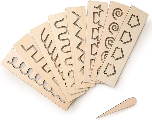 Plantillas de madera Montessori para niños que aprenden a escribir