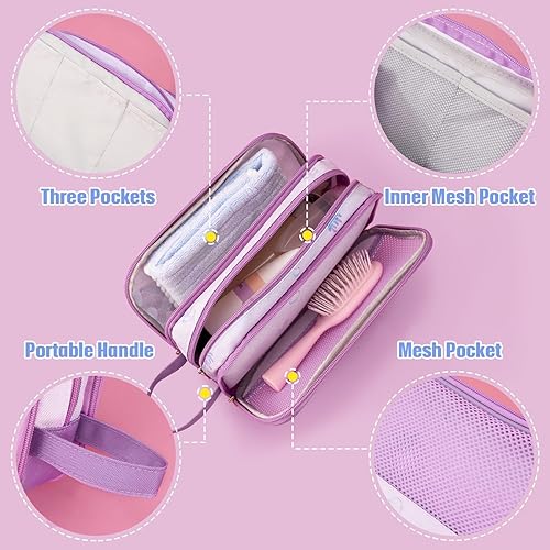 Miniatura 3 de Neceser de sirena  Neceser infantil para niñas, regalo de Navidad, cumpleaños, camping, viaje, neceser de aseo personal, maquillaje, bolsa de