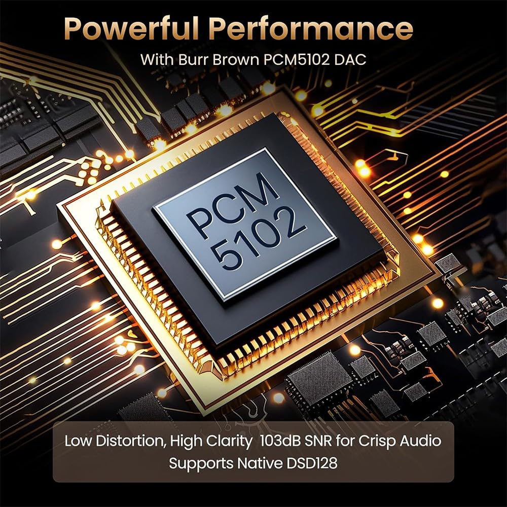 HiFi Lossless per MP3 per lettore musicale con supporto DSD256, riproduzione 50 ore, display LCD da 2,4", batteria 3000 mAh, per audiofili, nero