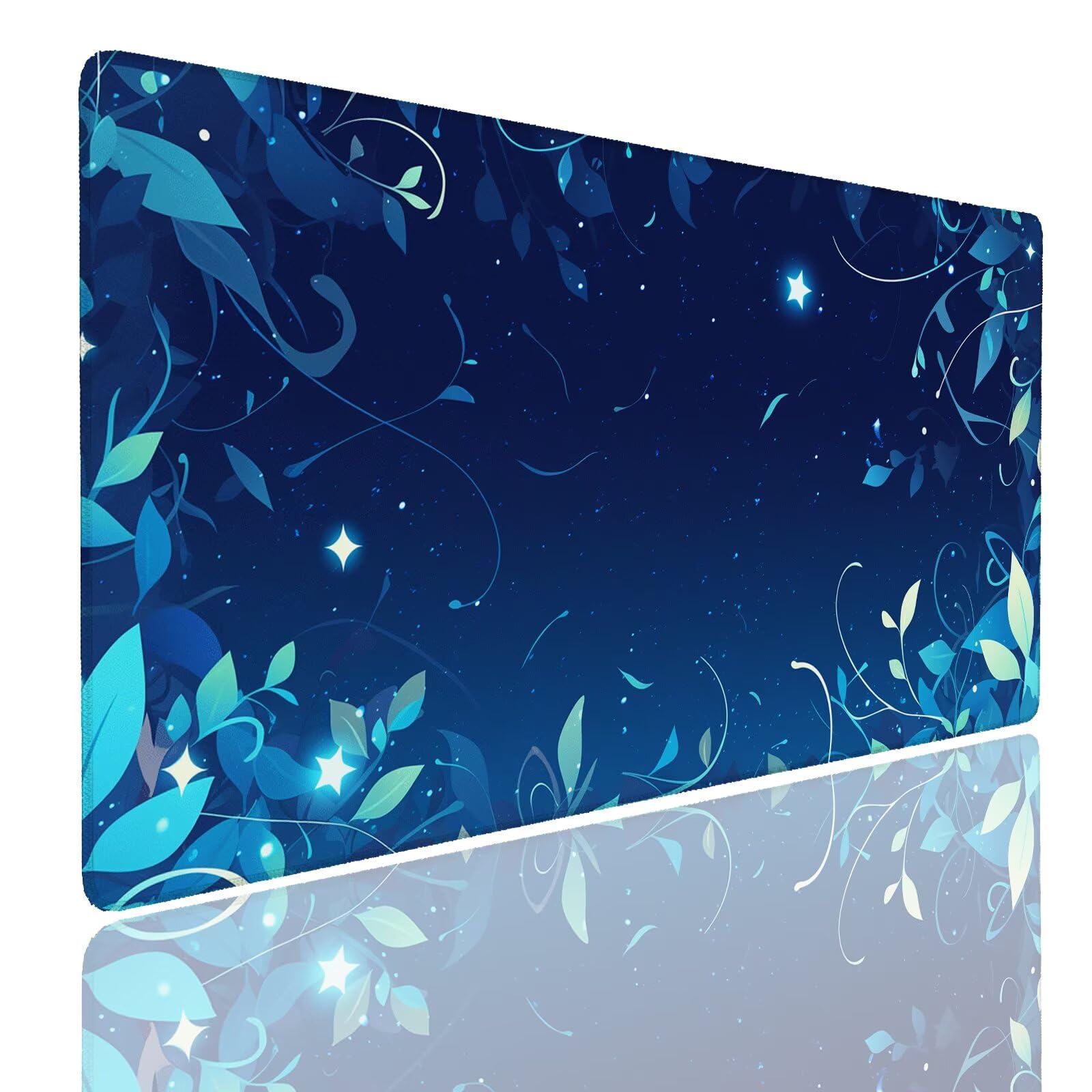 Grand épais mousepad 900x400x4mm noir sous main bureau antidérapant - 7