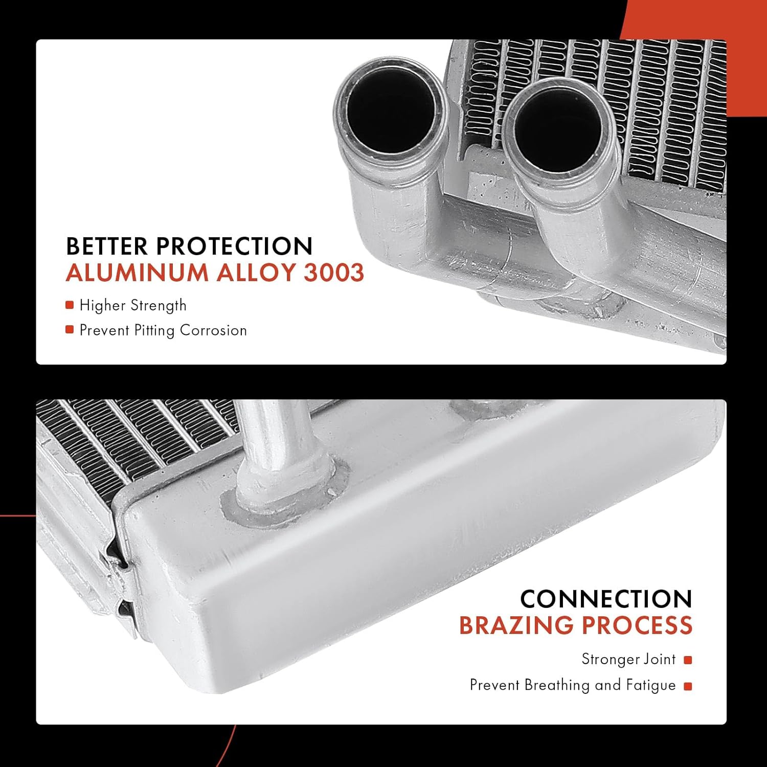 A-Premium HVAC Heater Core Compatible with Ford Explorer Explorer Sport Explorer Sport Trac Ranger & Mazda B2300 B2500 B3000 B4000 & Mercury Mountaineer Replace# F5TZ18476A F87H18476AA