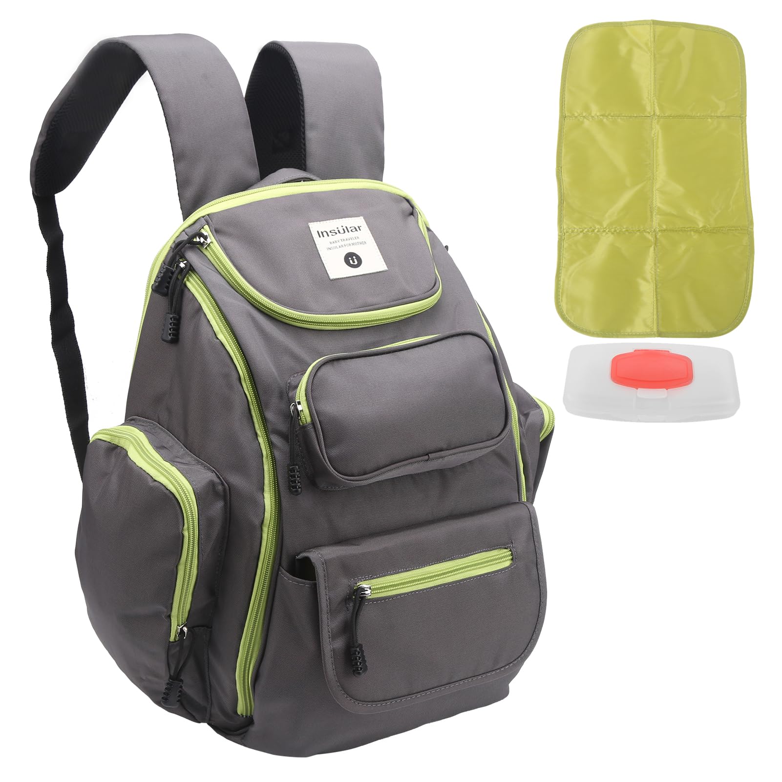 Bolsa de pa ñ ales Mochila Impermeable Gran capacidad Maternidad Bolsa de p