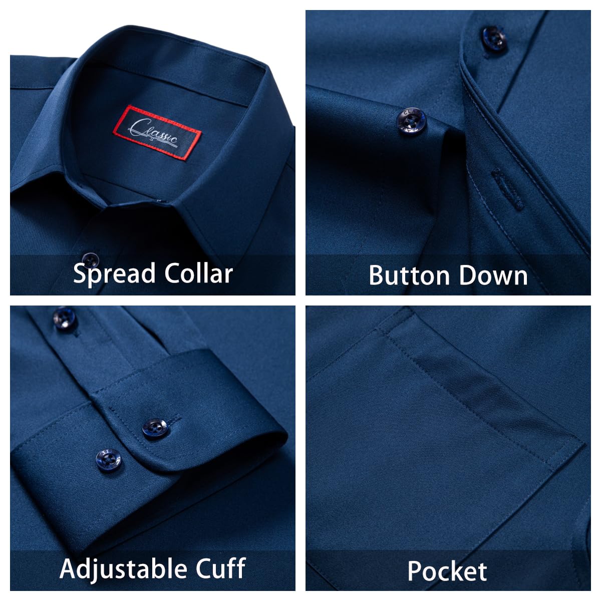 ONKEEP Camisas sociais masculinas de manga comprida com botões, cor lisa, casual, negócios, modelagem regular com bolso em promoção! Veja a oferta e mais achadinhos de Camisas 6 Hoje é o melhor dia para comprar ONKEEP Camisas sociais masculinas de manga comprida com botões, cor lisa, casual, negócios, modelagem regular com bolso com aquele preço maroto! Promoção! Aproveite a oferta! 6