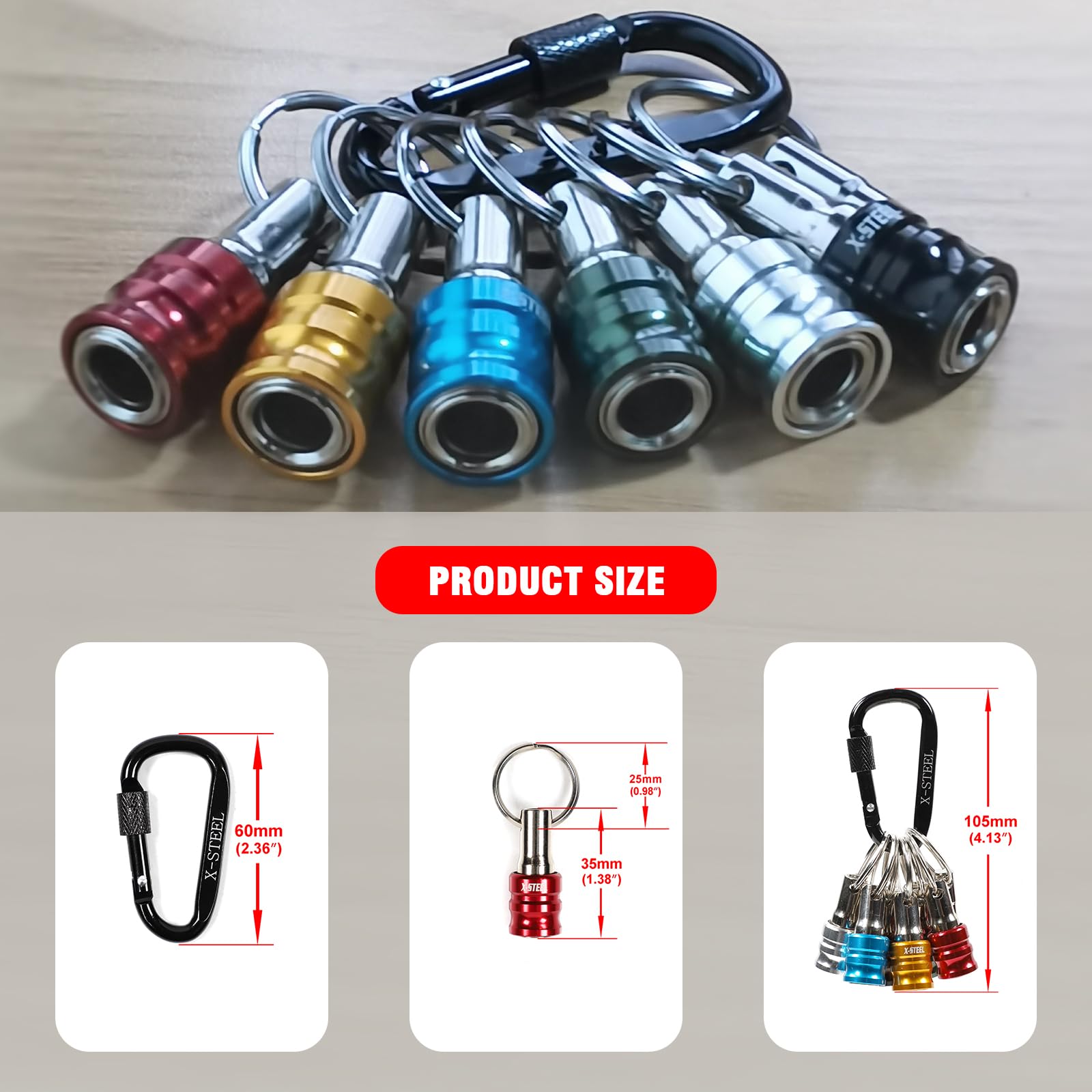 Bit Holders - 12 Pack, Drill Bit Organizer -7