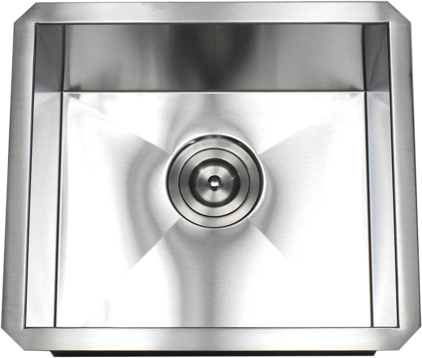 Prоduсt Dеаl Zero Radius Contemporary Design 16 Gauge Durable Undermount Single Bowl Stainless Steel Kitchen Sink/Bar Prep Sink With Lift Out Basket Strainer (17 Inch)